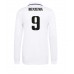 Cheap Real Madrid Karim Benzema #9 Home Football Shirt 2022-23 Long Sleeve